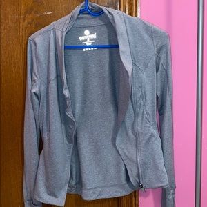 Zip up workout jacket